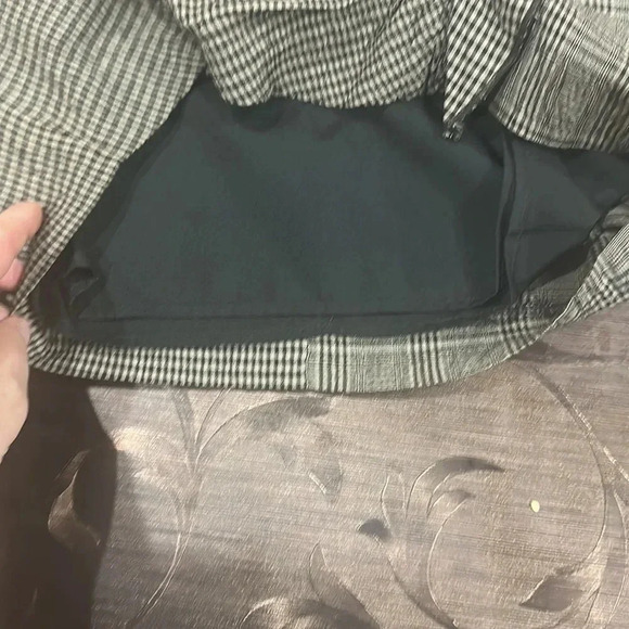 MNG Suit by Mango brown plaid mini skirt - Picture 8 of 9